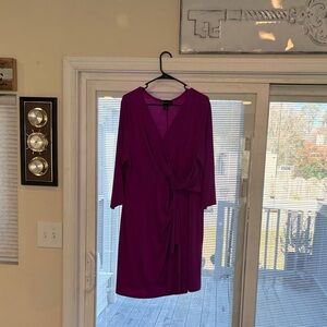 Lane Bryant Purple Midi Dress